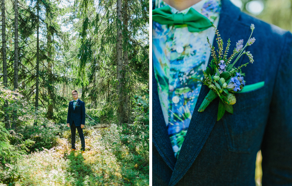 forest boutonniere