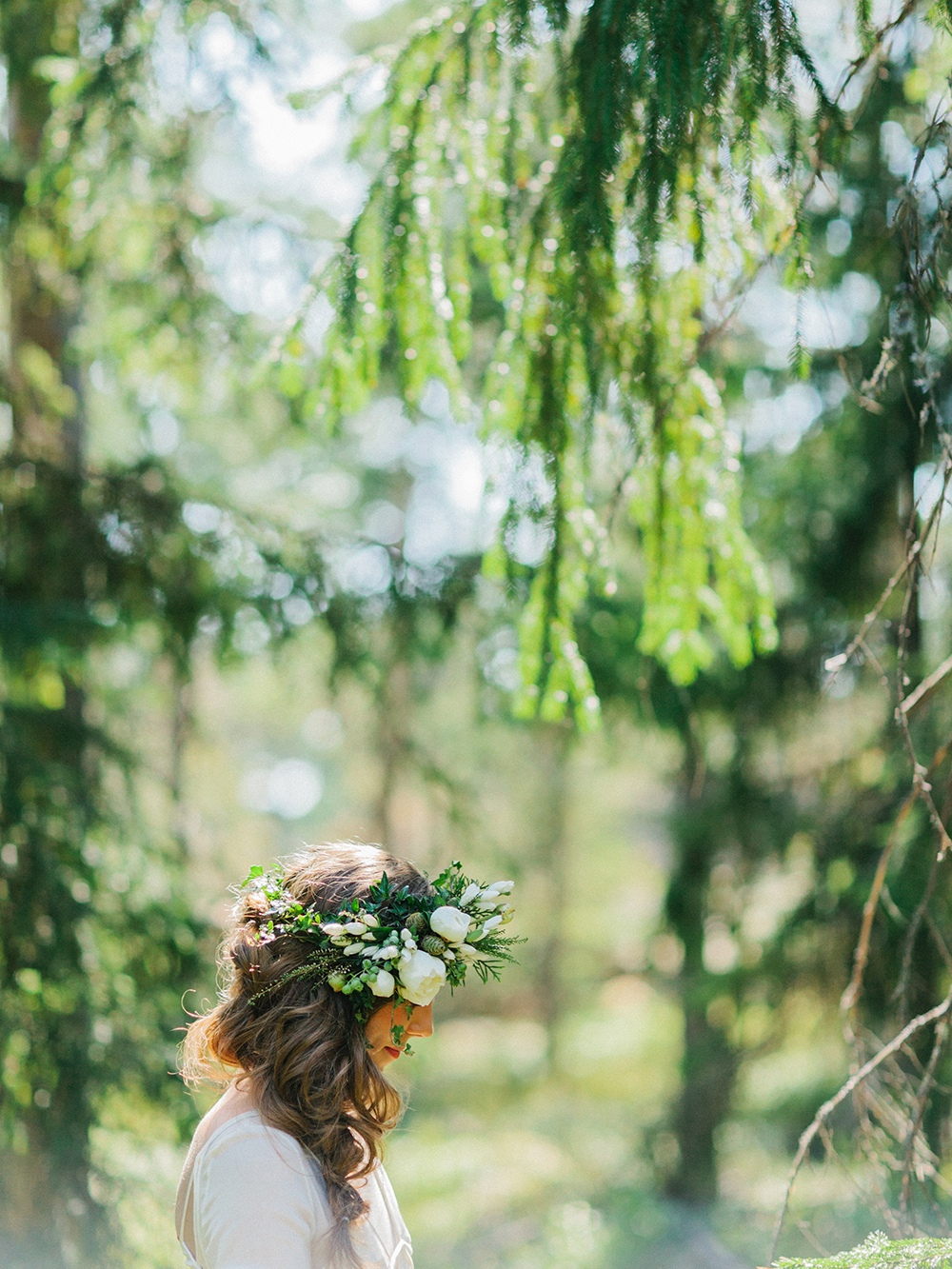 forest boho bride