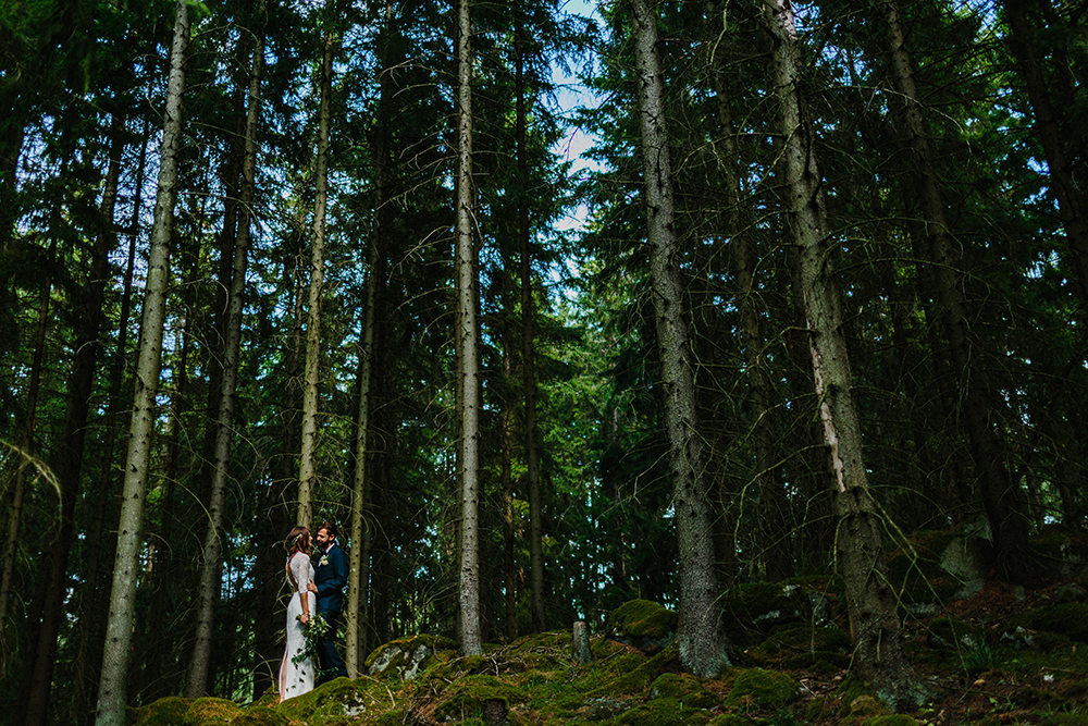 woodland wedding sweden