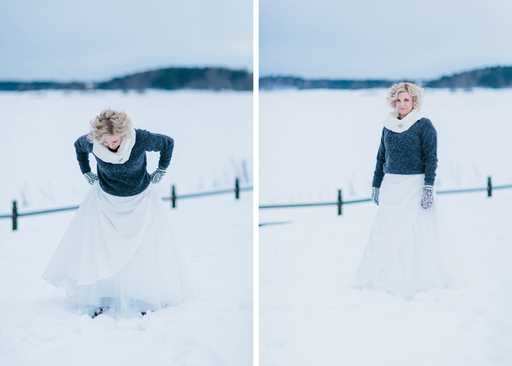 winter bride nordic